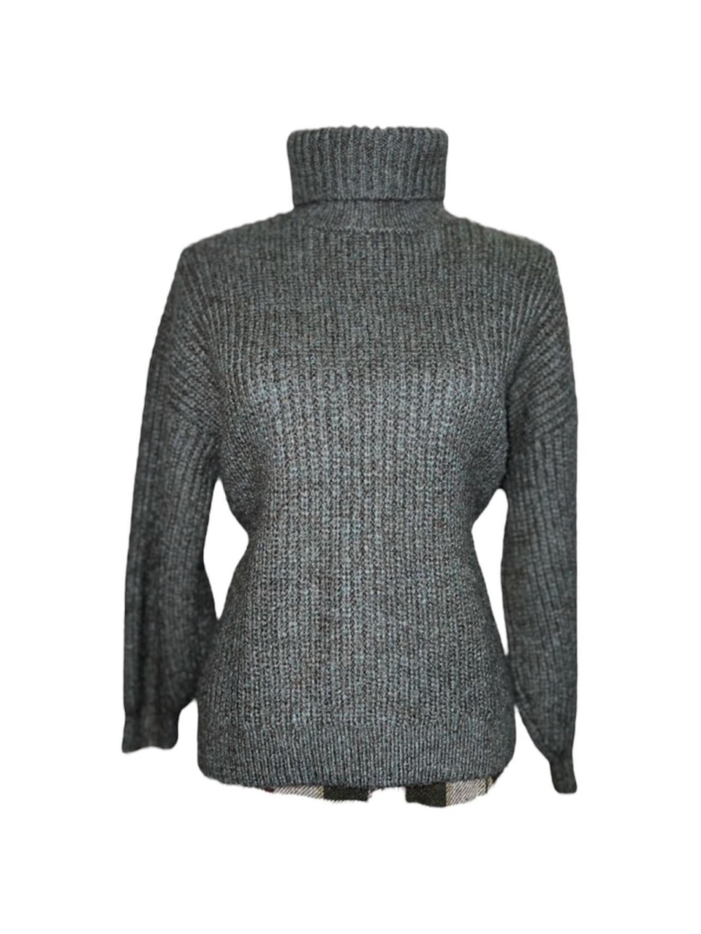 Old Navy Green Turtleneck Wool Blend